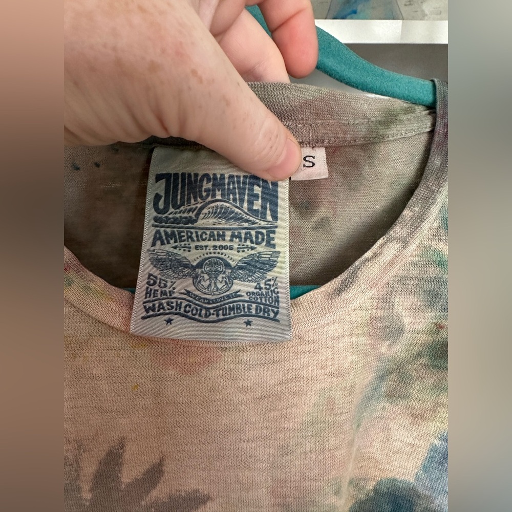 Jungmaven Multicolor Tie-Dye Short Sleeve Tee - Picture 2 of 9